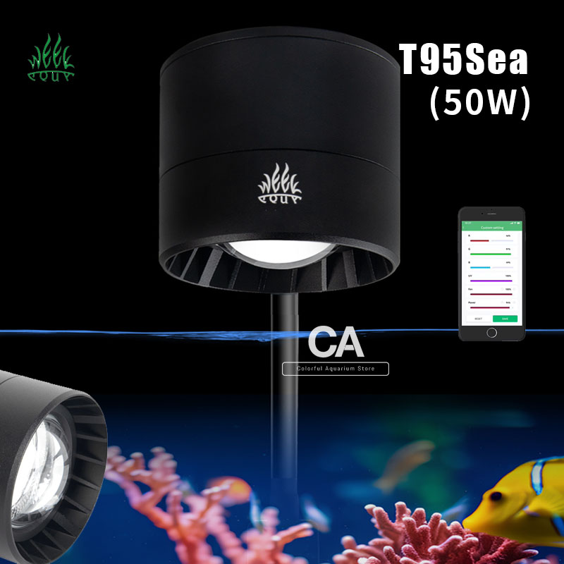 Aquarium Marine Salt - Lampe LED WEEK AQUA pour aquarium,