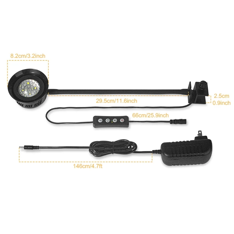 30W Dimmable éclairage Marine  - Marine Aquarium Timing avis et prix