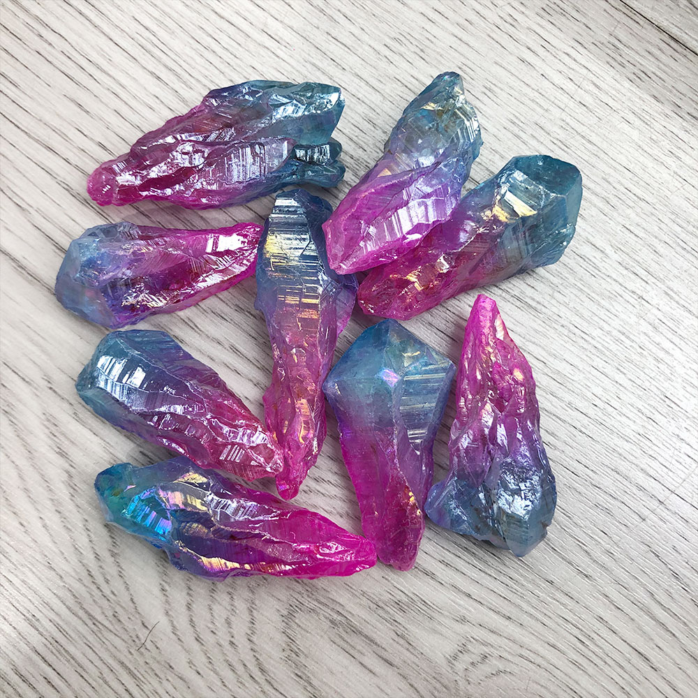 Cristaux de pointe rose et ble - Aquarium Innovative Marine avis et prix